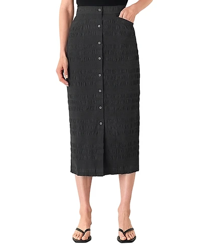 Whistles Sienna Plisse Midi Skirt