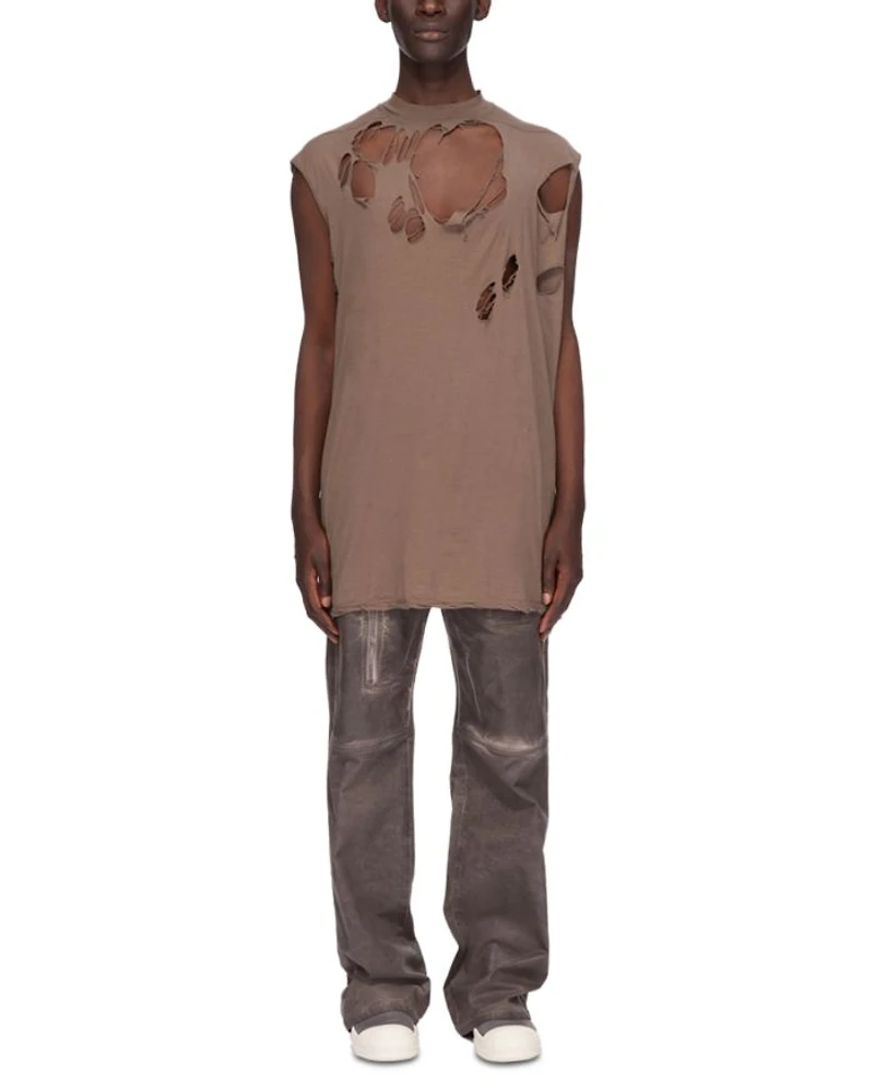 Tarp Regular Fit Destroyed Sleeveless Tee