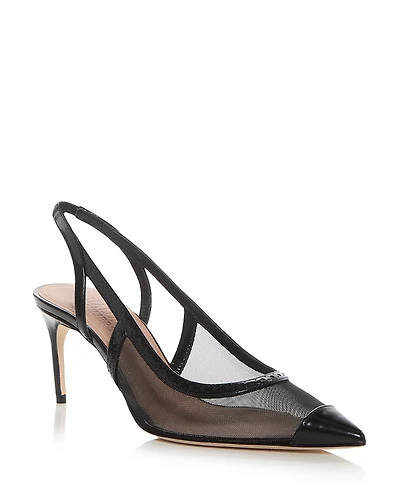 Malone Souliers Women's Aubrey Pointed Slingback Pumps