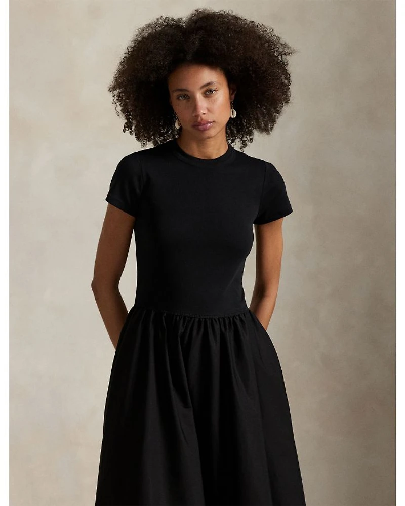 Cotton Short Sleeve Dress
