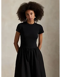 Cotton Short Sleeve Dress
