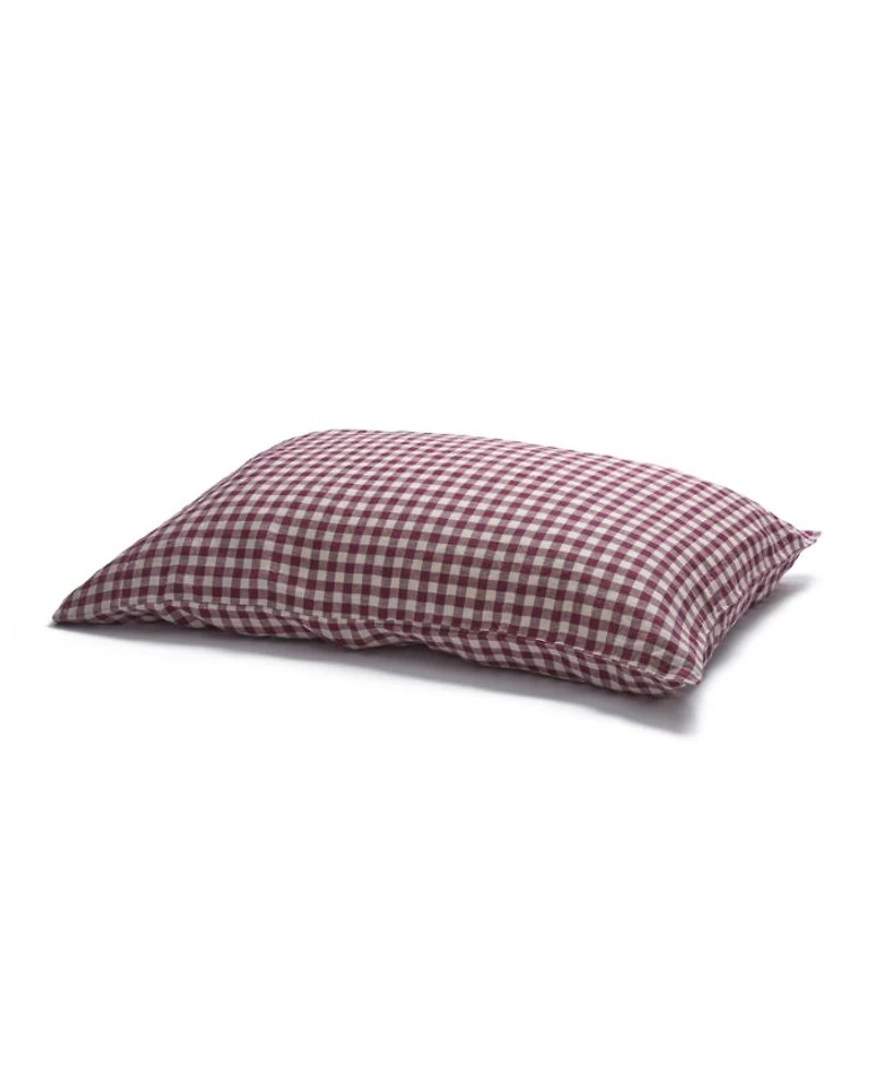 Gingham Linen Pillowcase Pair