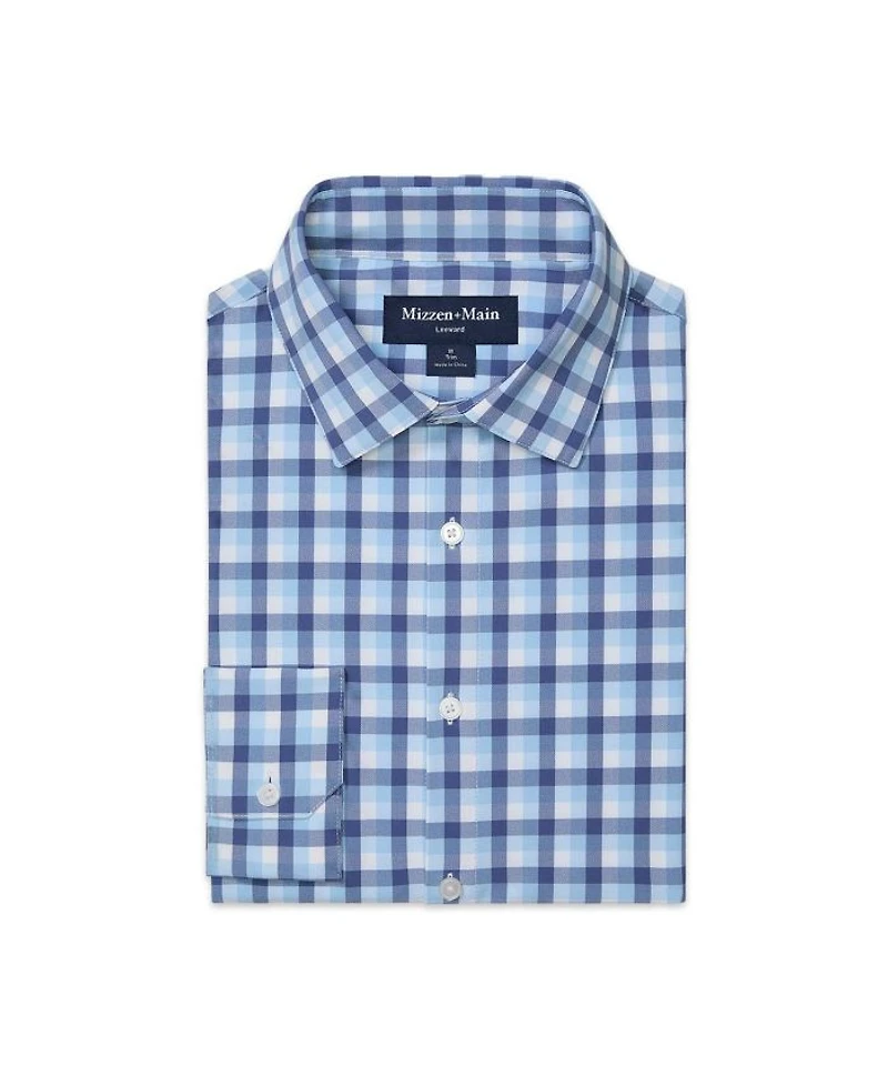 Leeward LS Dress Shirt Coastal Fjord Dylan Plaid