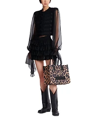B-Army 36 Leopard Print Tote Bag