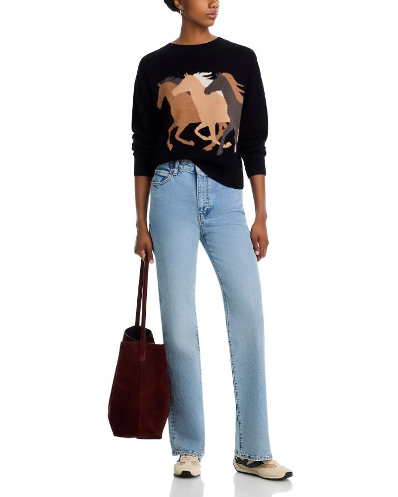 Horse Intarsia Cashmere Sweater - Exclusive