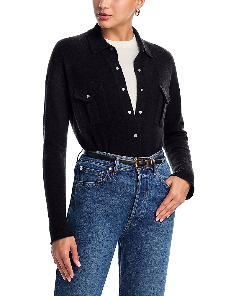 C by Bloomingdale's Cashmere Polo Sweater - Exclusive