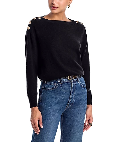 C by Bloomingdale's Cashmere Boat Neck Sweater - Exclusive