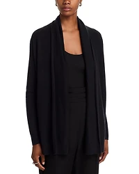 Cashmere Open-Front Cardigan