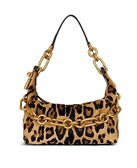 Sync Medium Leopard Print Leather Bag