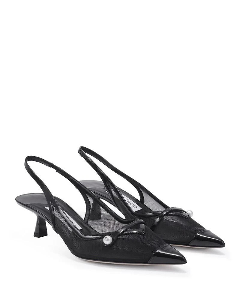 Women's Amita 45 Mesh Slingback Pumps