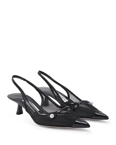 Women's Amita 45 Mesh Slingback Pumps