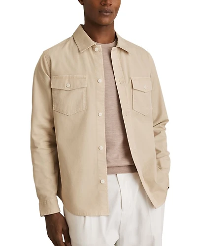 Twill Twin Pocket Oversized Shirt