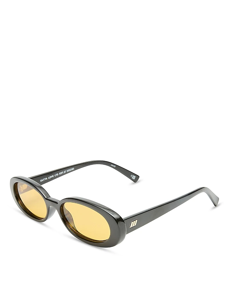 Le Specs Outta Love Oval Sunglasses, 51mm