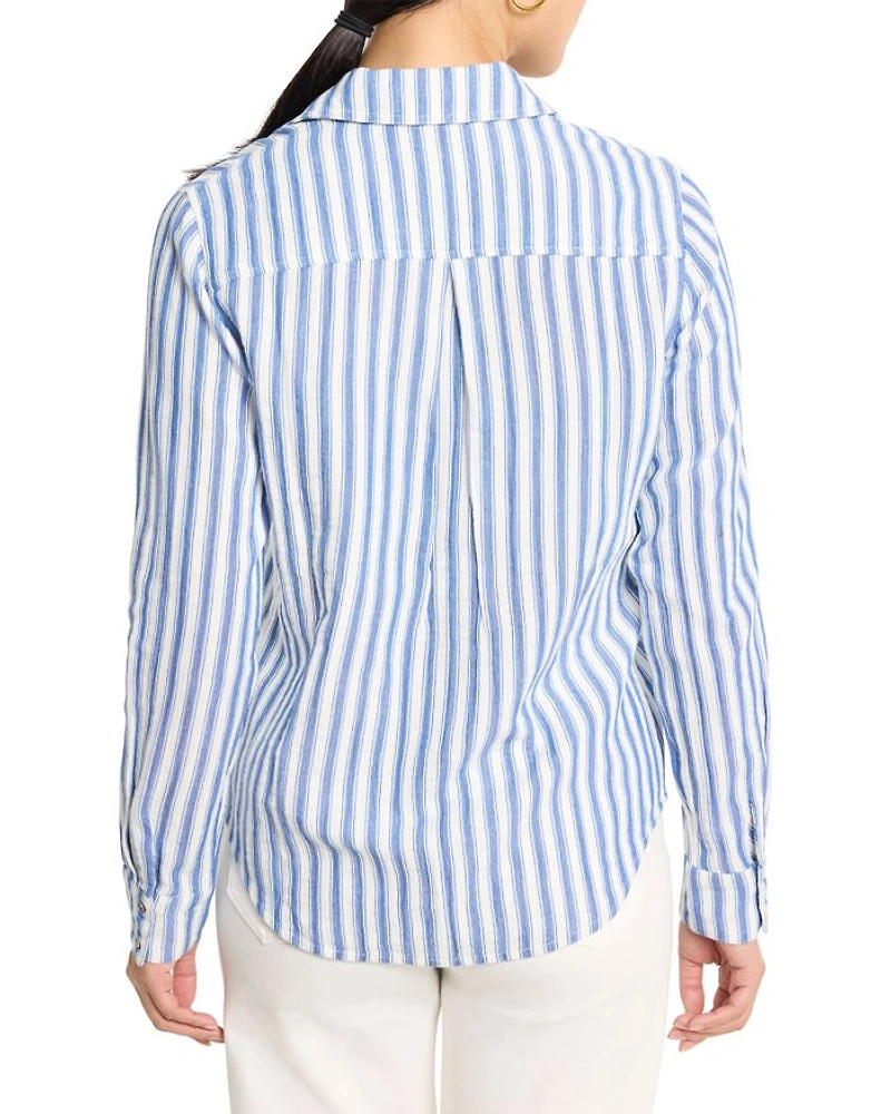 Double Gauze Striped Shirt