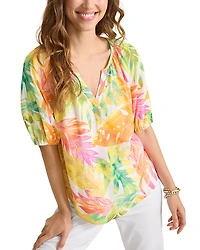 Tommy Bahama Tropicana Isle Puff Sleeve Top