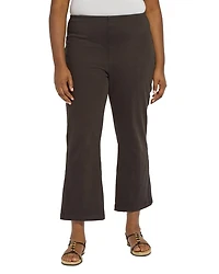 High Rise Ankle Baby Bootcut Jeans Black