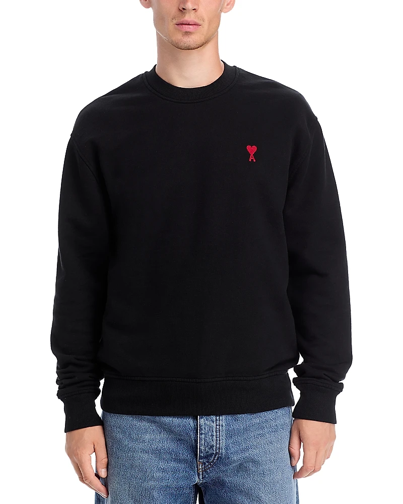 Ami Regular Fit Red De Coeur Sweatshirt