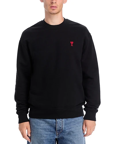 Ami Regular Fit Red De Coeur Sweatshirt