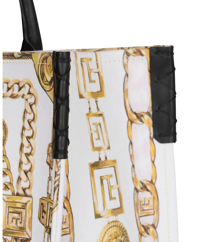 B-Army Medium Tote Bag Printed Canvas