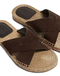 Men's Suede Espadrille Sandals