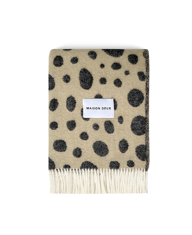 Maison Deux Cheetah 4.25' L x 6.5' W Blanket