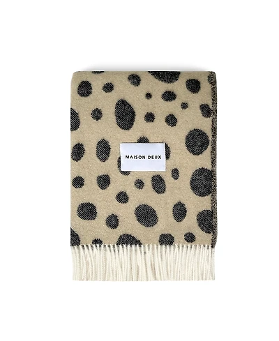 Maison Deux Cheetah 4.25' L x 6.5' W Blanket