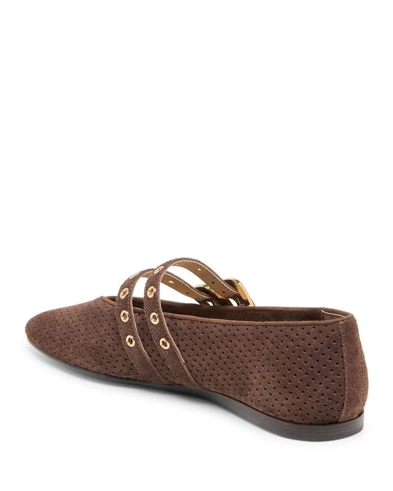 Women's Baylee Grommet Mary Jane Flats