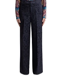 Etro Paisley Straight Leg Pants