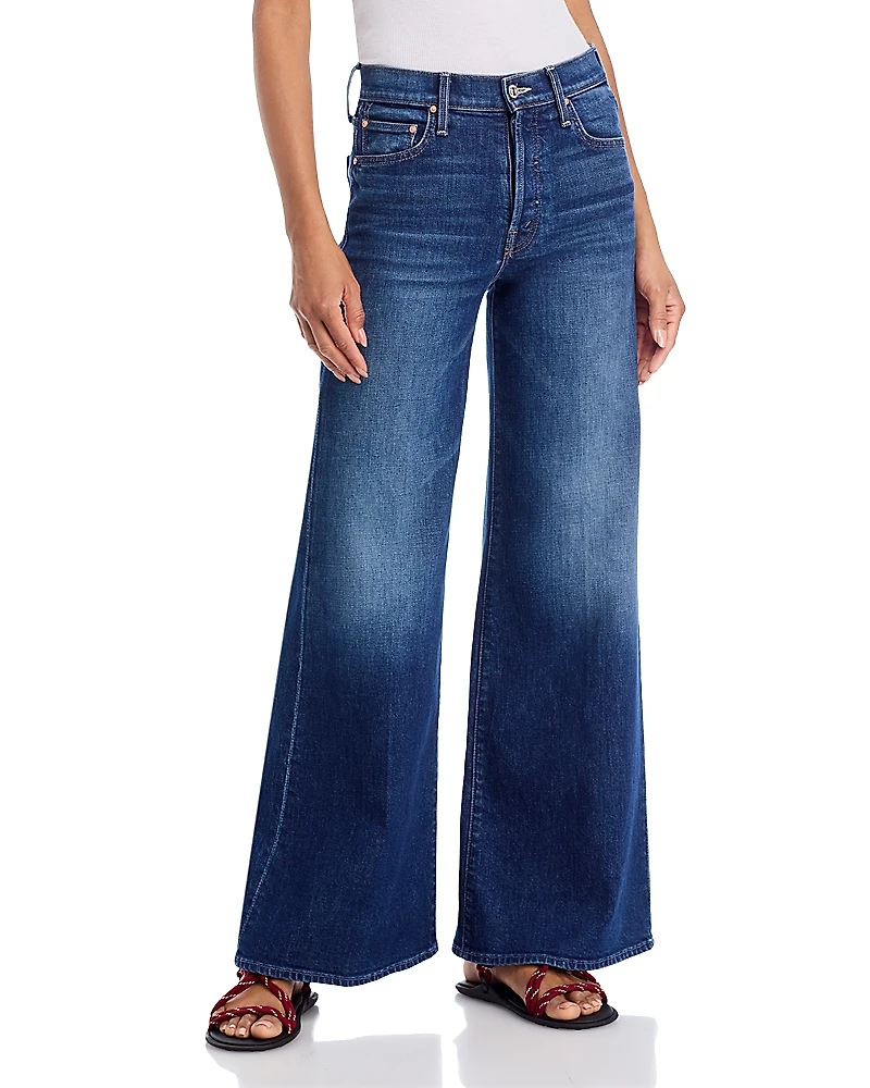 Mother The Tomcat Roller Skimp High Rise Wide Leg Jeans