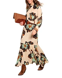 Johanna Ortiz Silk Buena Vista Maxi Skirt