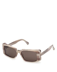 Max Mara Rectangular Sunglasses, 54mm