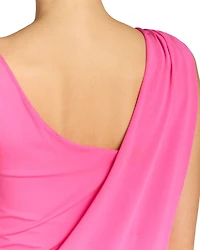 Draped Cocktail Dress