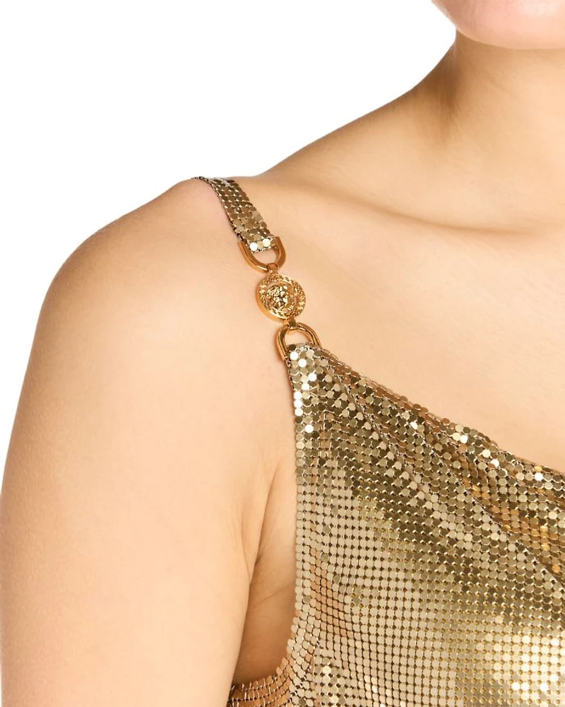 Metallic Mesh Dress
