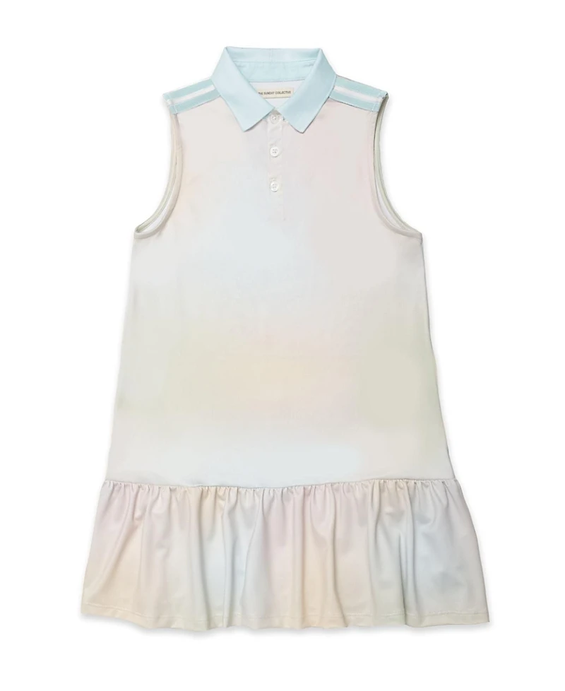 The Sunday Collective Girls' Sleeveless Performance Play Polo Dress - Little Kid, Big Kid