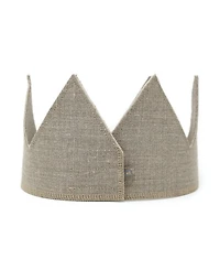 Girls' Linen Crown - "one" Yarn Embroidered Baby
