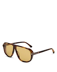 Tom Ford Guillaume Pilot Sunglasses, 61mm