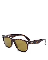 Tom Ford Marlon Square Sunglasses, 55mm