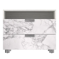 Bernhardt Startum Stone Drawer Nightstand