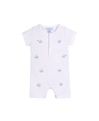 Boys' Vehicle Embroidered Cotton Gown with Hat - Baby