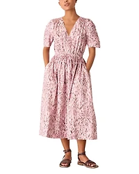 Petite Leopard Midi Dress