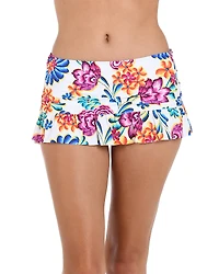 La Blanca Paradiso Ruffled Swim Skirt