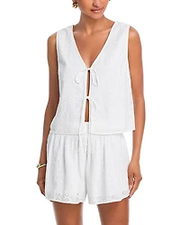 Velvet by Graham Spencer Ava Tie Front Top