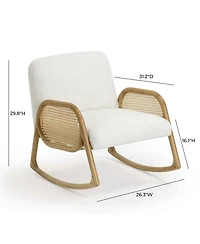 Bonney Performance Fabric Rocking Chair