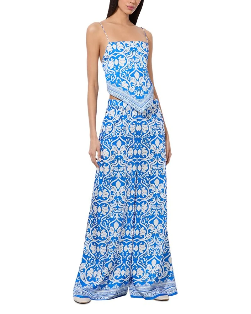 Yuri Printed Spaghetti Strap Top