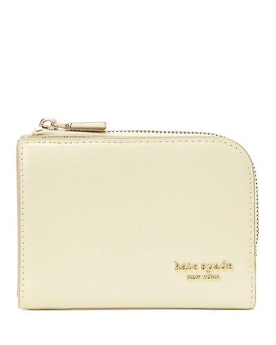 kate spade new york Devin Saffiano Leather Compact Wallet