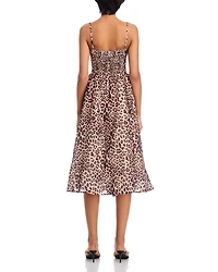 Animal Print Midi Dress - Exclusive
