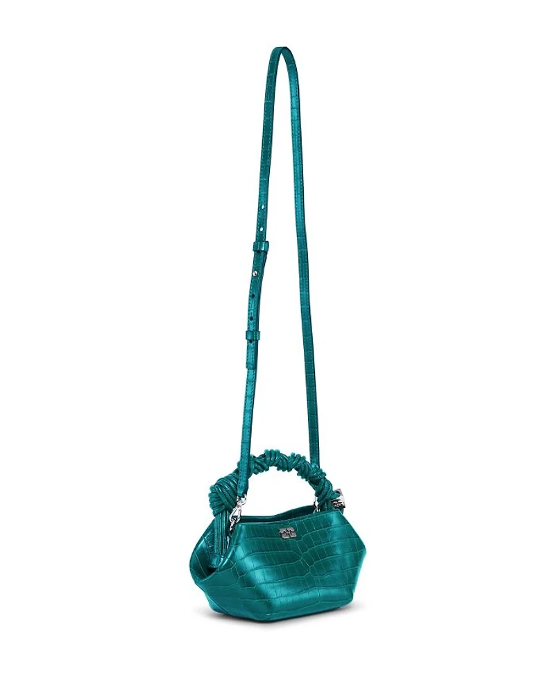 Bou Mini Croco Embossed Handbag