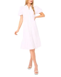 Bubble Sleeve Tiered Dress