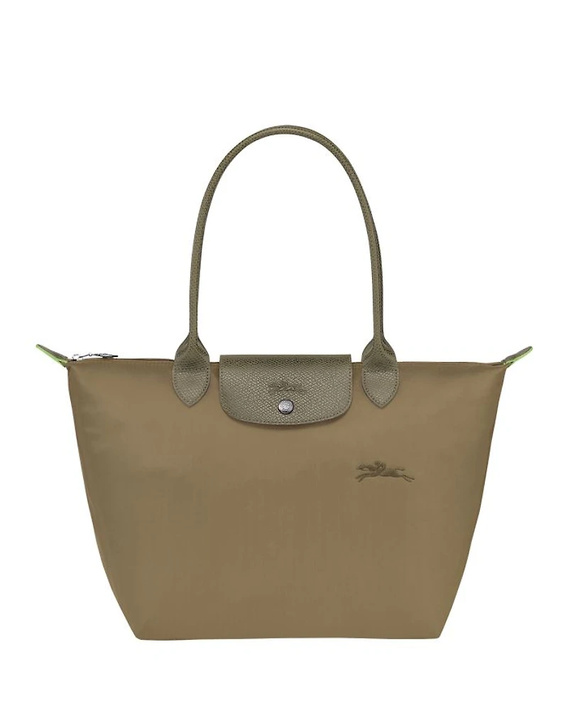 Le Pliage Green Medium Nylon Tote Bag