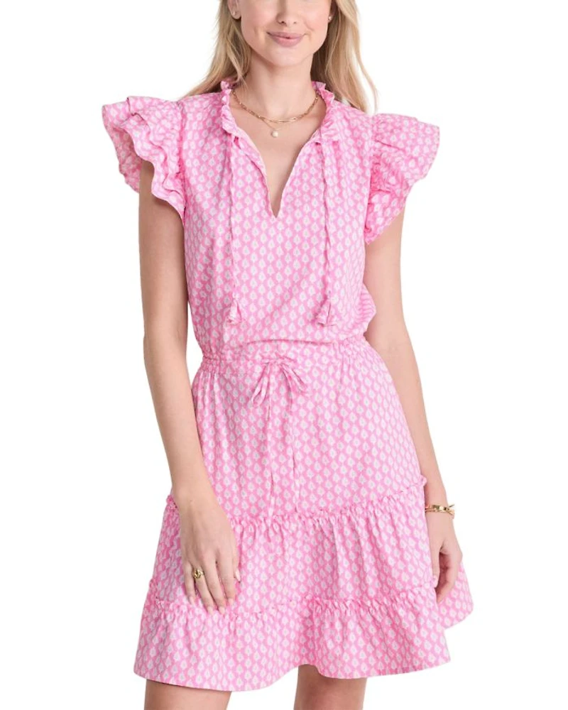 Ruffled Seersucker Dress